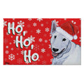 Bull Terrier Holiday Welcome Mat