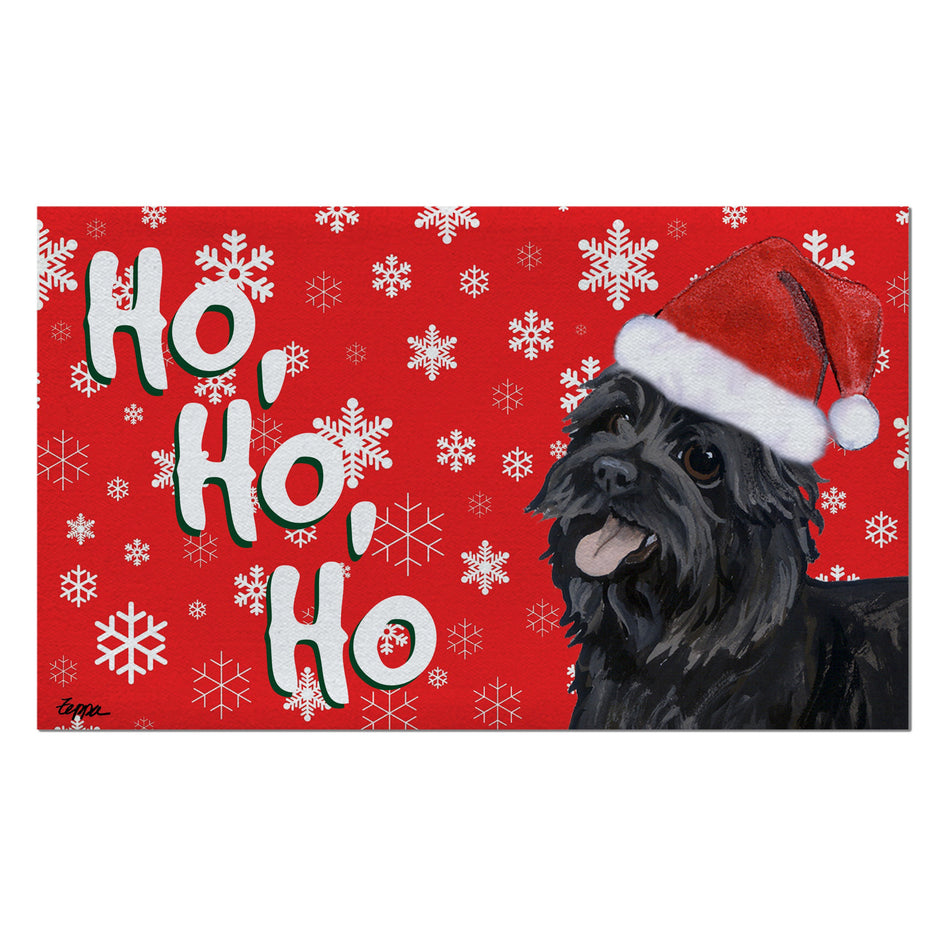 Cairn Terrier Holiday Welcome Mat