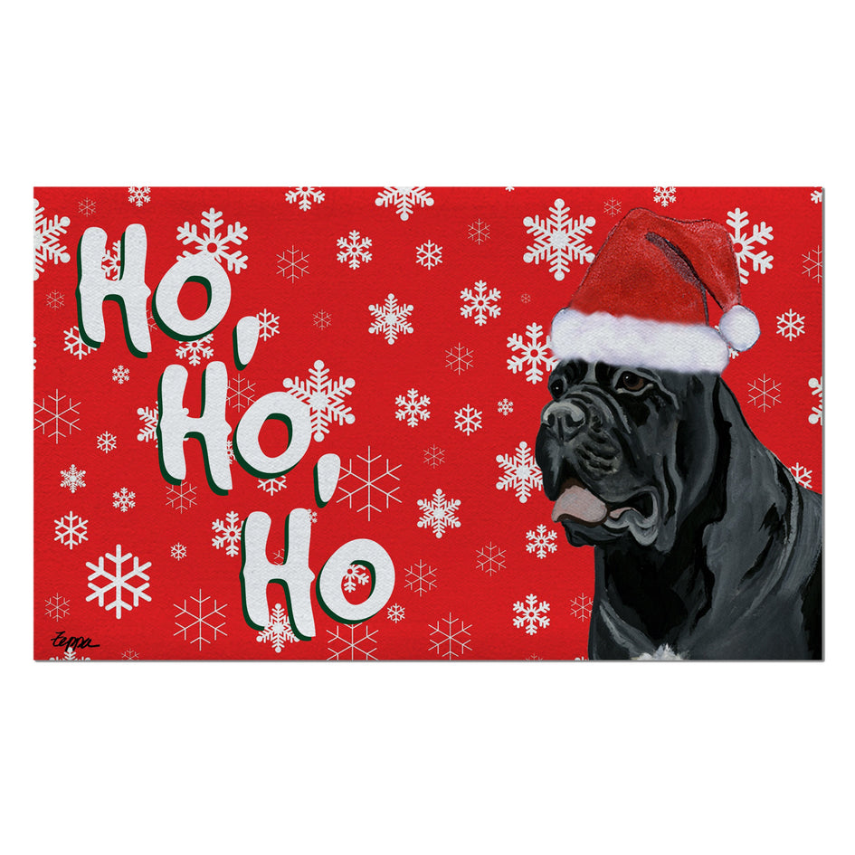 Cane Corso Holiday Welcome Mat