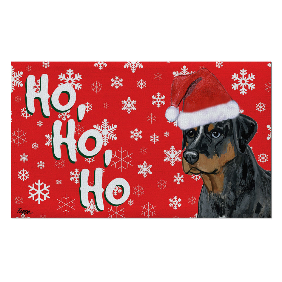 Catahoula Hound Holiday Welcome Mat