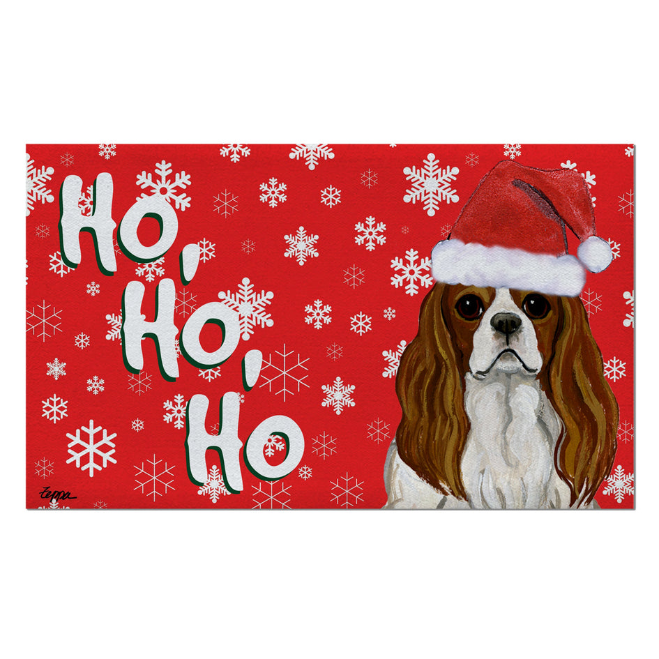 Cavalier King Charles Spaniel Holiday Welcome Mat