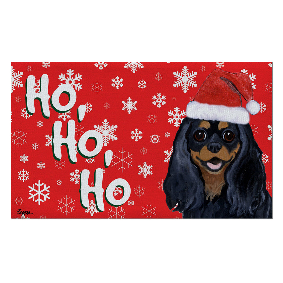 Cavalier King Charles Spaniel Holiday Welcome Mat