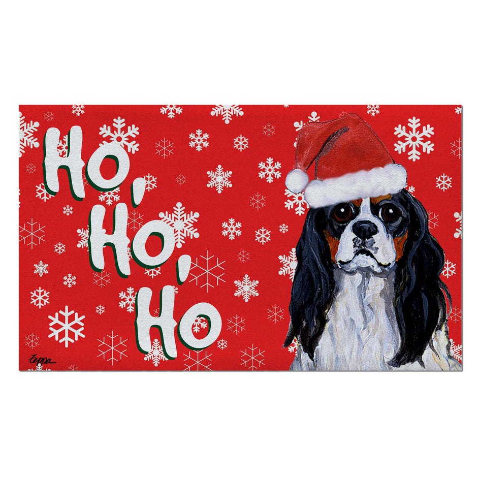 Cavalier King Charles Spaniel Holiday Welcome Mat