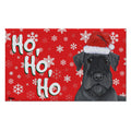 Cesky Terrier Holiday Welcome Mat