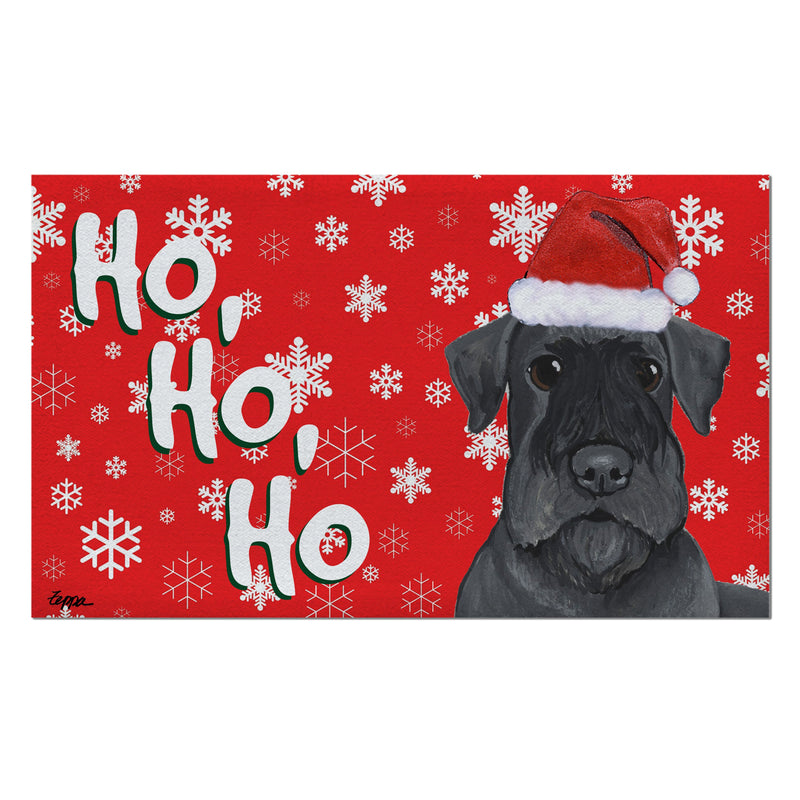 Cesky Terrier Holiday Welcome Mat