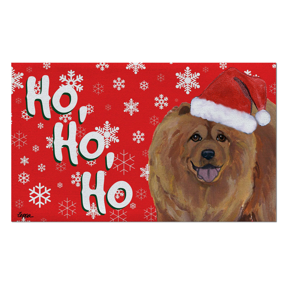Chow Holiday Welcome Mat