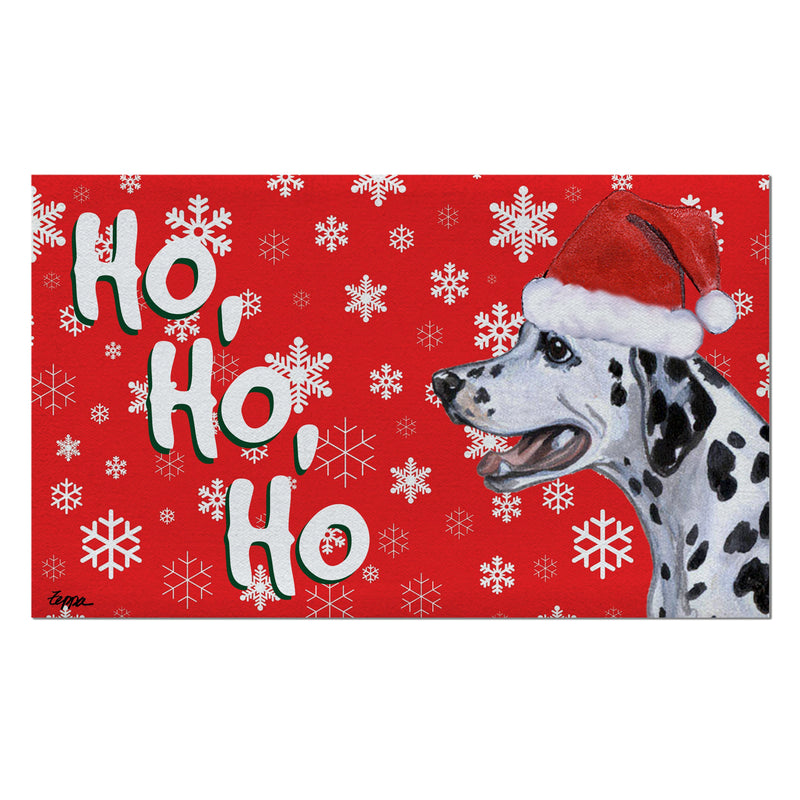 Dalmatian Holiday Welcome Mat