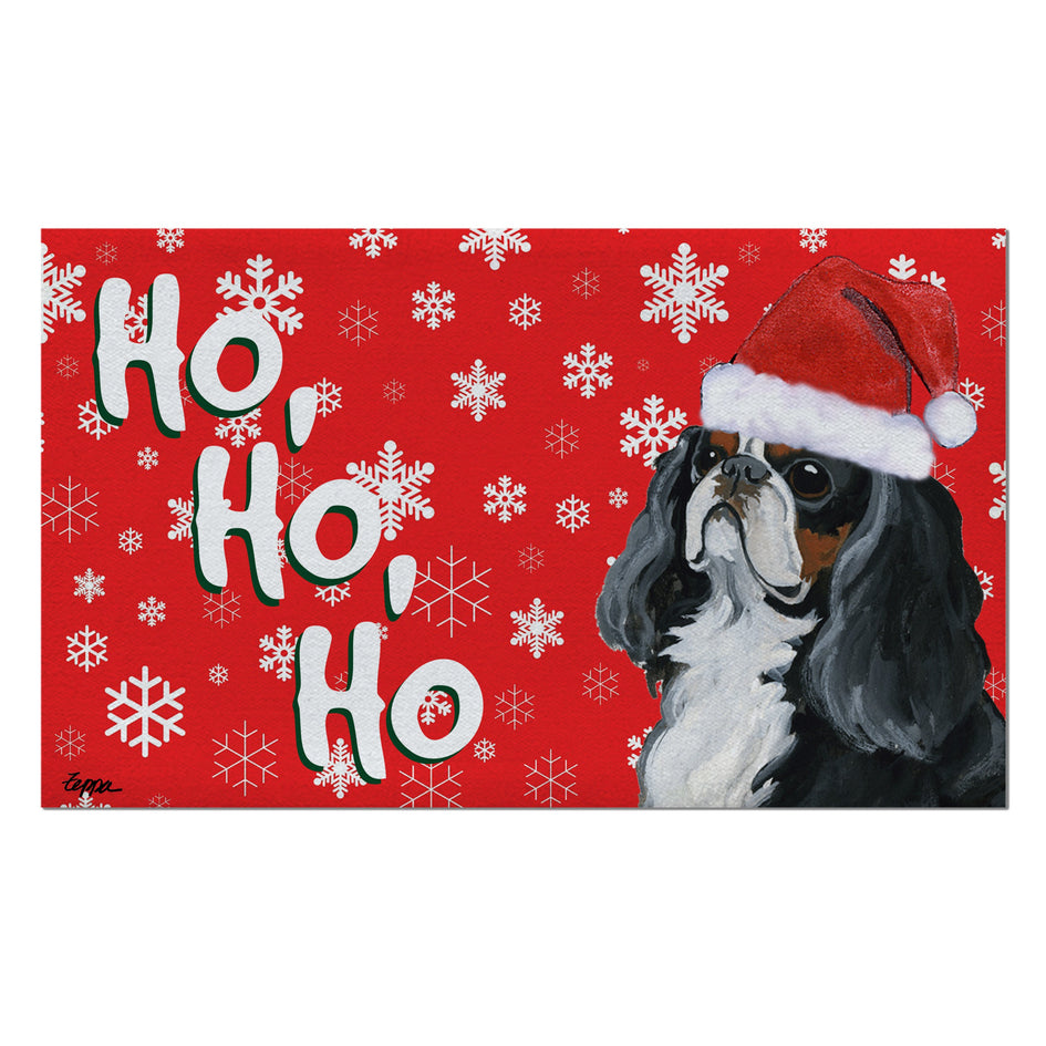 English Toy Spaniel Holiday Welcome Mat