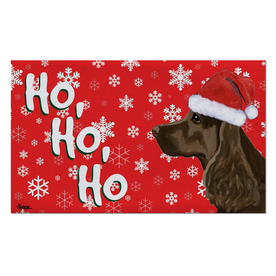 Field Spaniel Holiday Welcome Mat