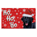 Flat Coated Retriever Holiday Welcome Mat