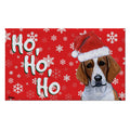 Foxhound Holiday Welcome Mat