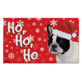 French Bulldog Holiday Welcome Mat