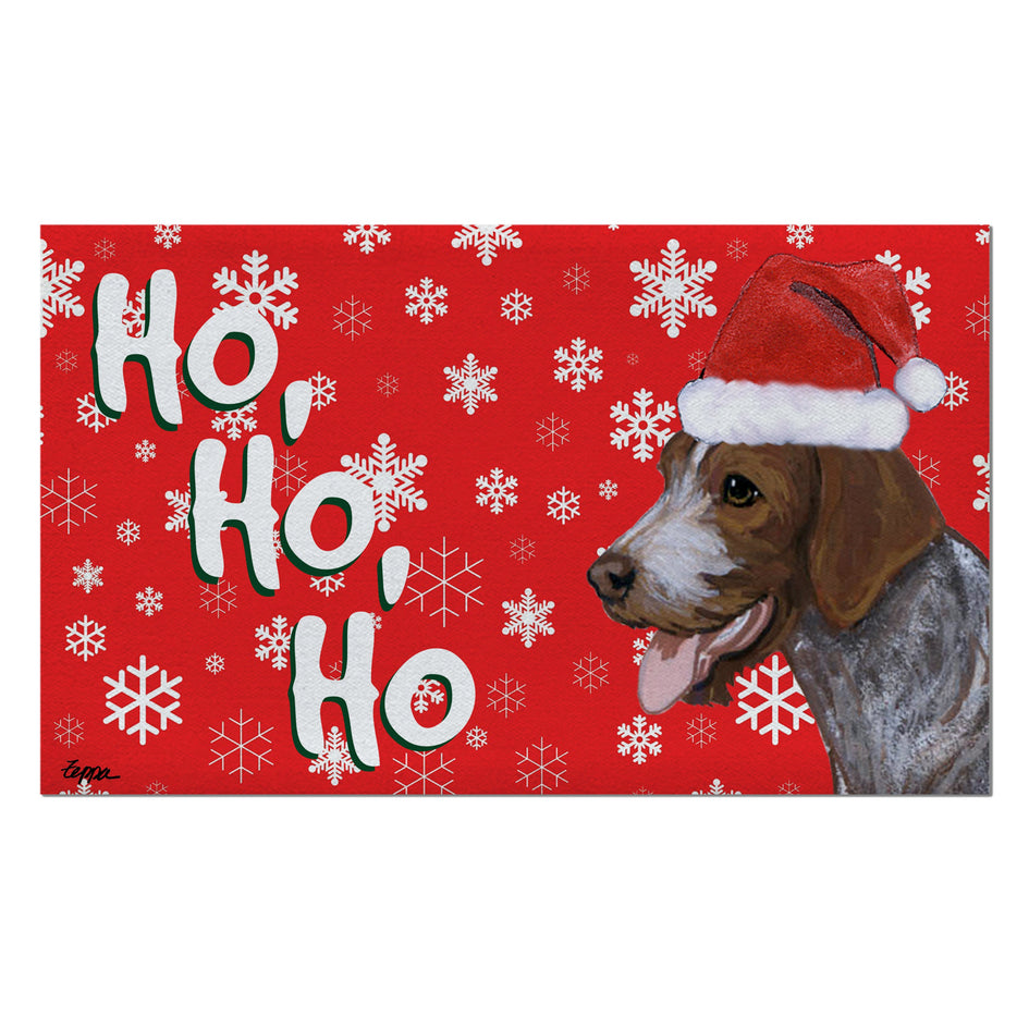 German Pointer Holiday Welcome Mat