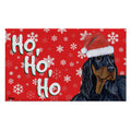 Gordon Setter Holiday Welcome Mat