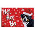 Greater Swiss Mountain Dog Holiday Welcome Mat