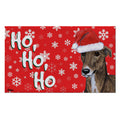 Greyhound Holiday Welcome Mat
