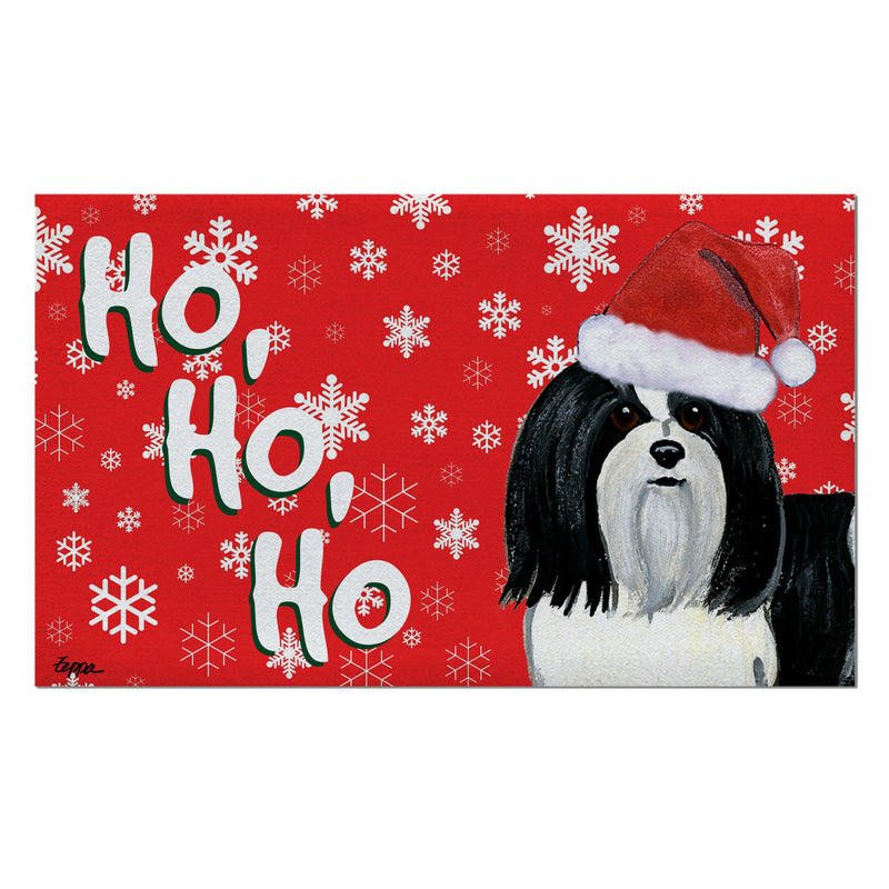 Havanese Holiday Welcome Mat