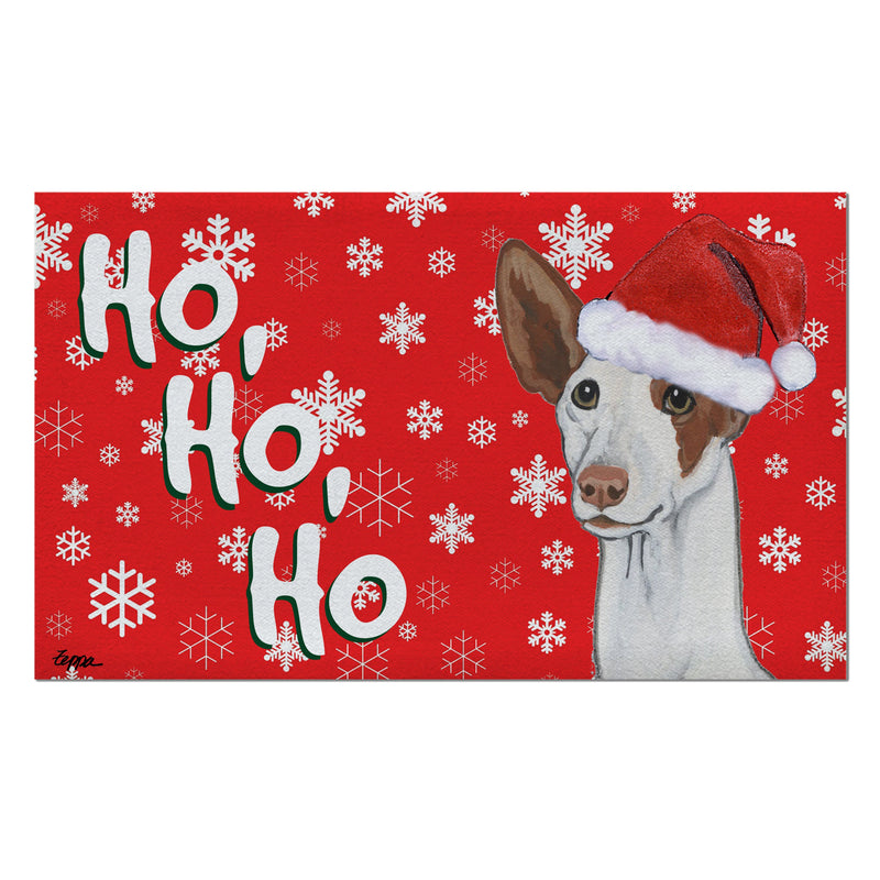 Ibizan Hound Holiday Welcome Mat