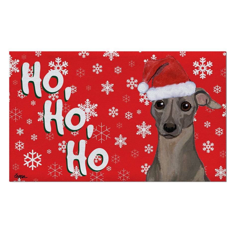 Italian hound Holiday Welcome Mat