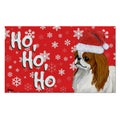 Japanese Chin Holiday Welcome Mat