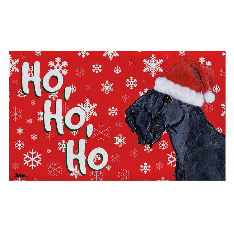 Kerry Blue Terrier Holiday Welcome Mat