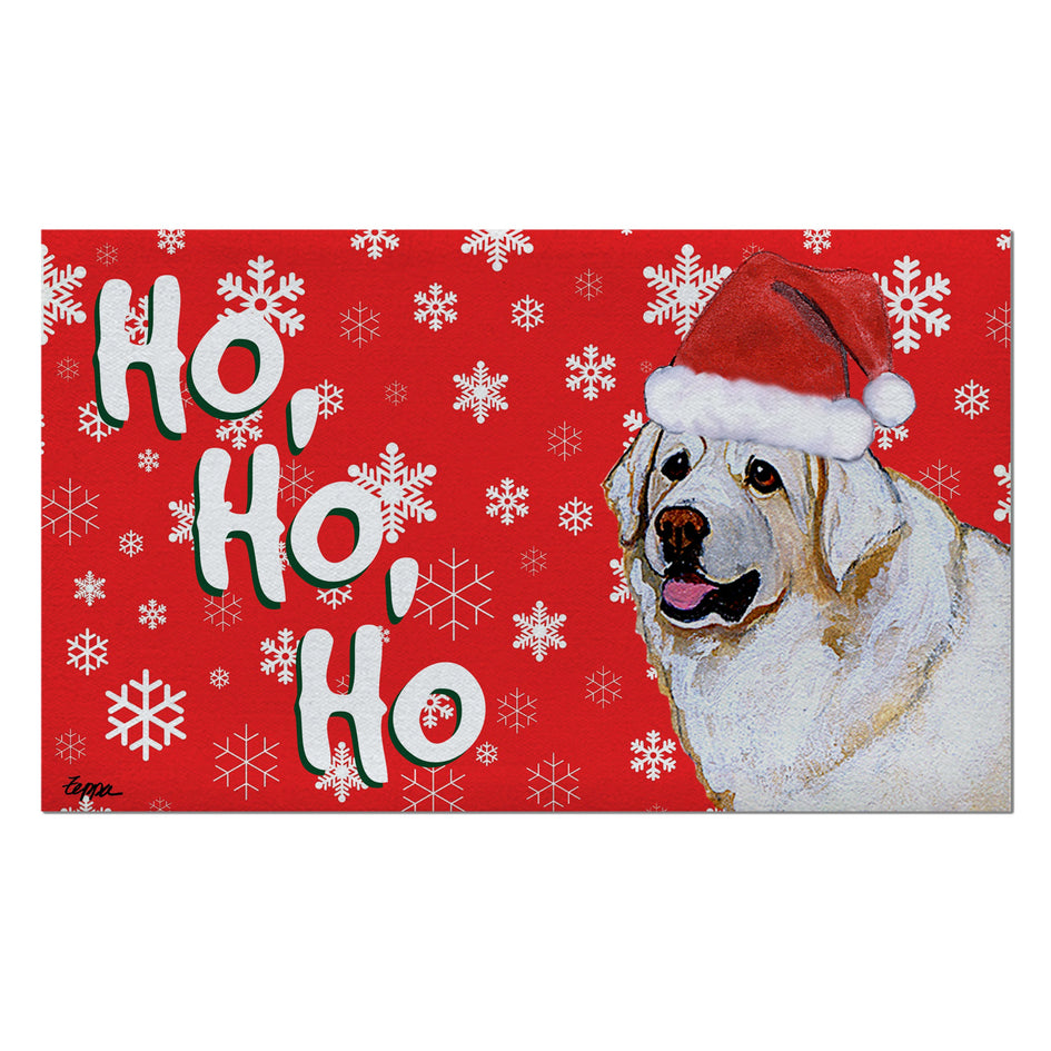 Kuvacz Holiday Welcome Mat