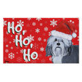 Lowchen Holiday Welcome Mat