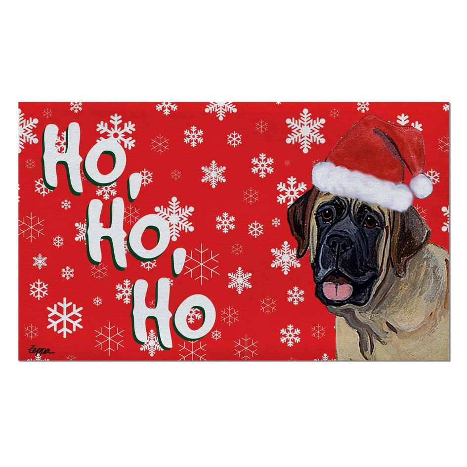 Mastiff Holiday Welcome Mat