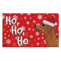 Miniature Pincher Holiday Welcome Mat