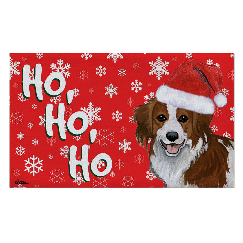Nederlandes Kooikerhondje Holiday Welcome Mat