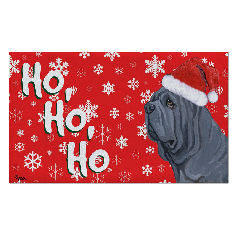 Neapolitan Mastiff Holiday Welcome Mat