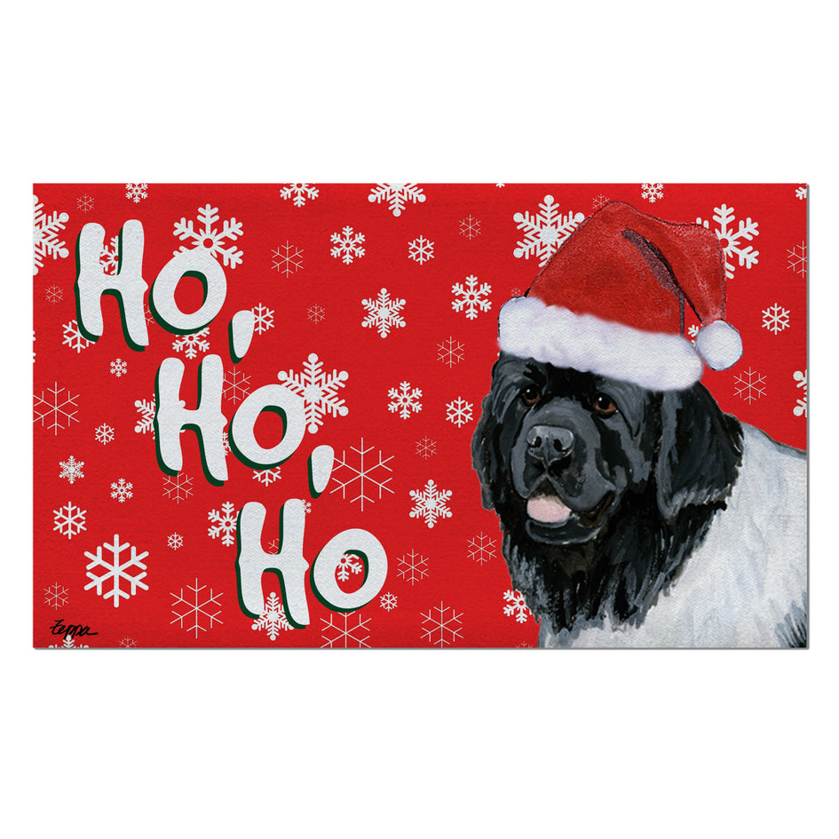 Newfoundland Holiday Welcome Mat