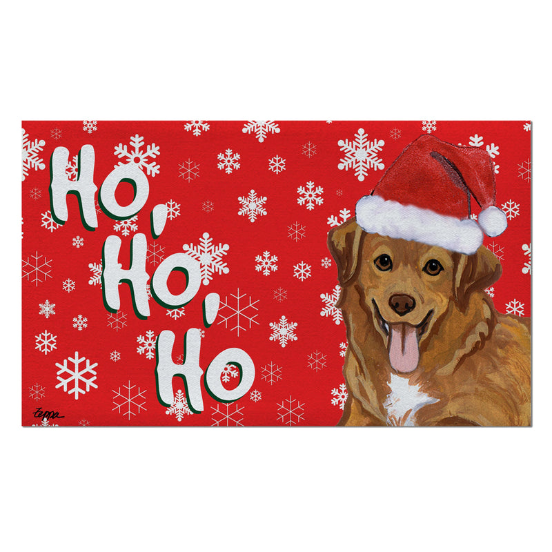 Nova Scotia Duck Toller Holiday Welcome Mat