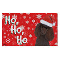 Poodle Holiday Welcome Mat