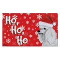 Poodle Holiday Welcome Mat