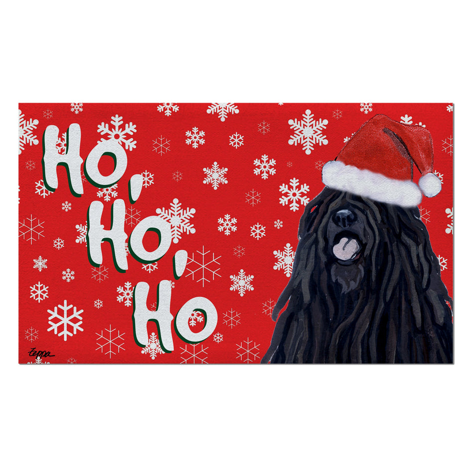 Puli Holiday Welcome Mat