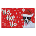 Rat Terrier Holiday Welcome Mat