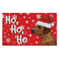 Rhodesian Ridgeback Holiday Welcome Mat