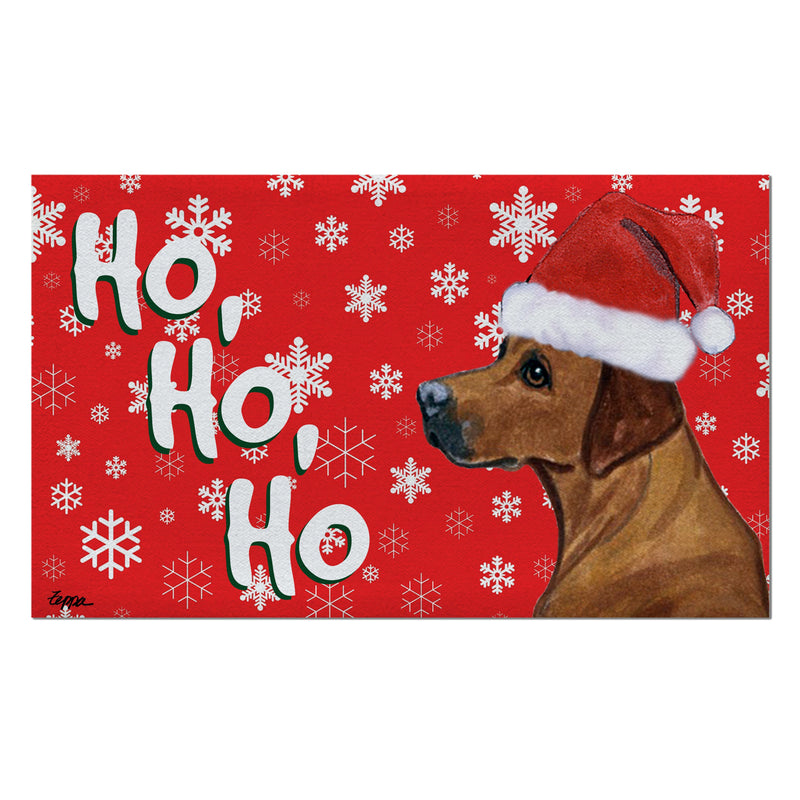 Rhodesian Ridgeback Holiday Welcome Mat