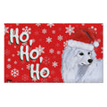 Samoyed Holiday Welcome Mat