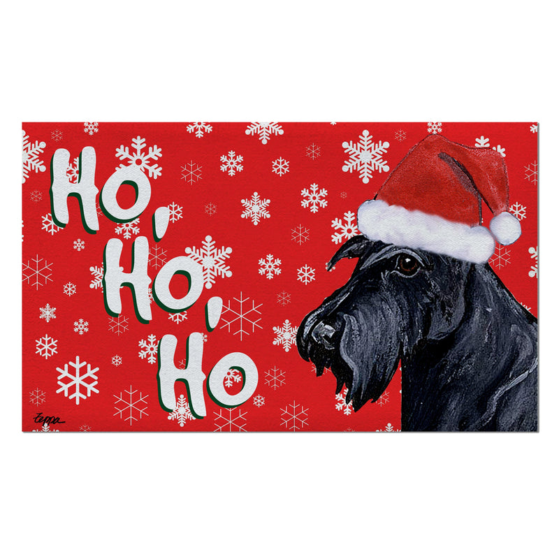 Scottish Terrier Holiday Welcome Mat