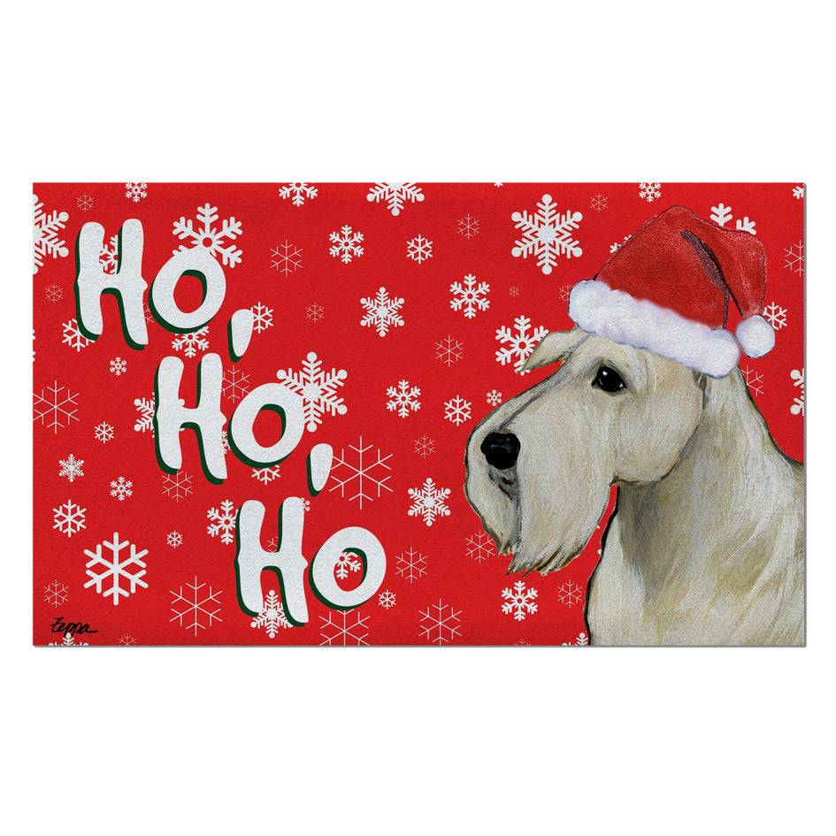 Scottish Terrier Holiday Welcome Mat