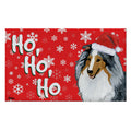 Shetland Sheepdog Holiday Welcome Mat