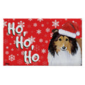 Shetland Sheepdog Holiday Welcome Mat
