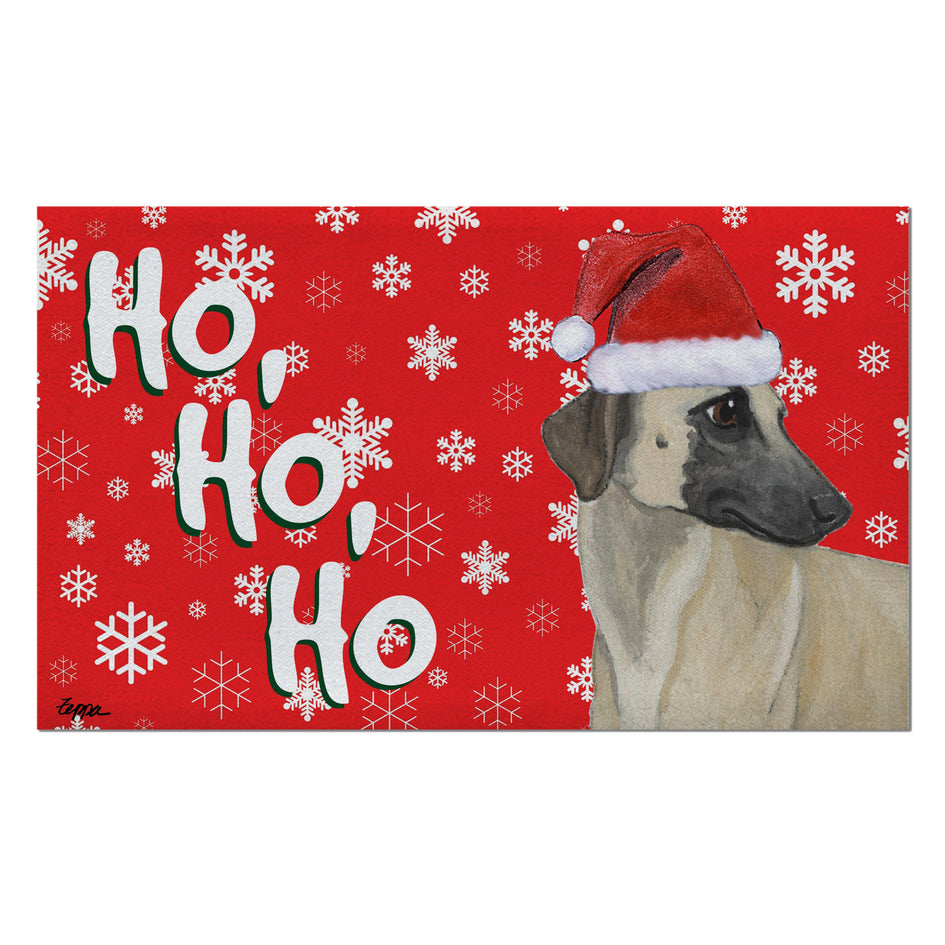 Sloughi Holiday Welcome Mat