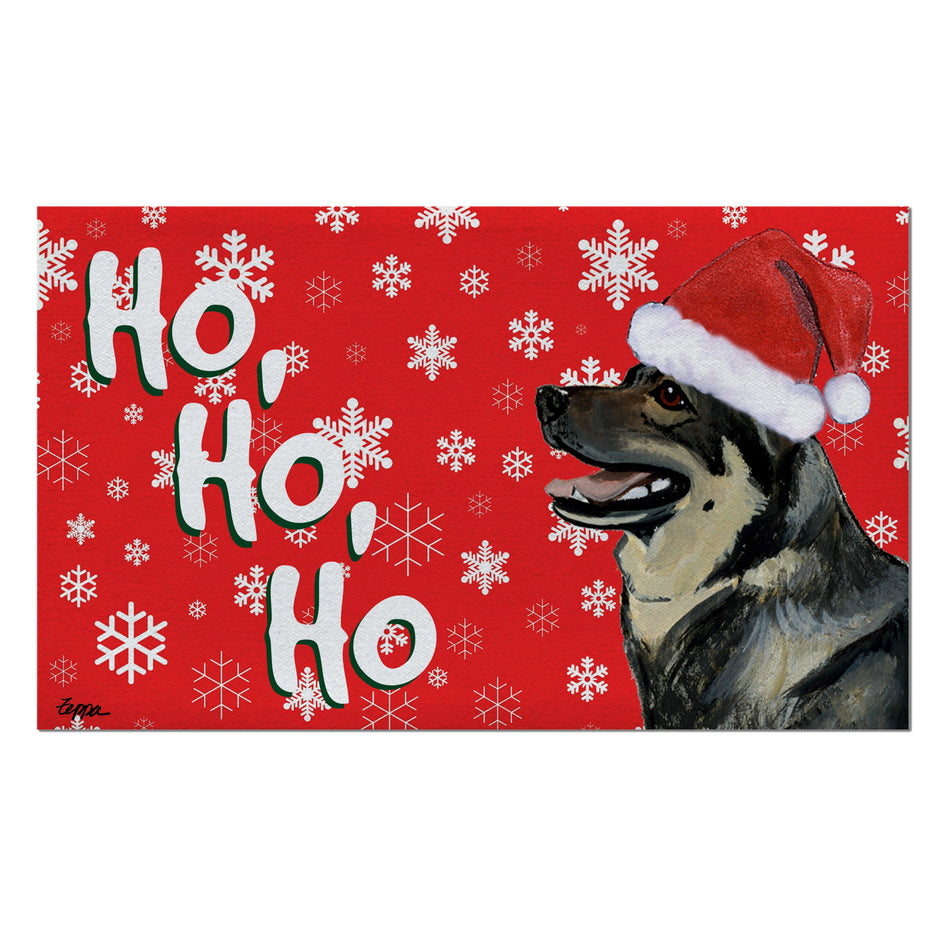 Swedish Valhund Holiday Welcome Mat