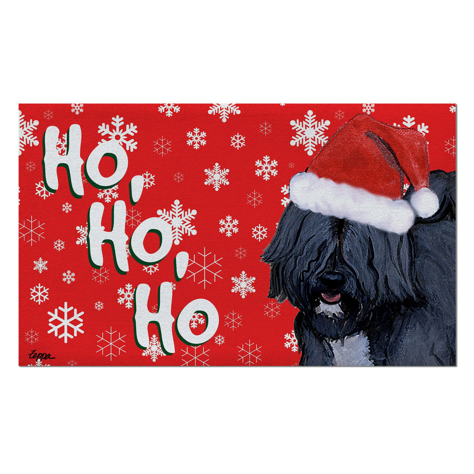 Tibetan Terrier Holiday Welcome Mat