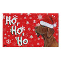 Vizsla Holiday Welcome Mat