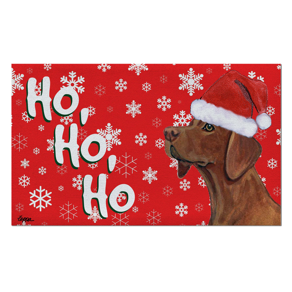 Vizsla Holiday Welcome Mat