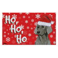 Weimaraner Holiday Welcome Mat